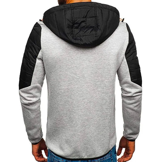 Men's Hoodies Casual Long Sleeve Zip Up