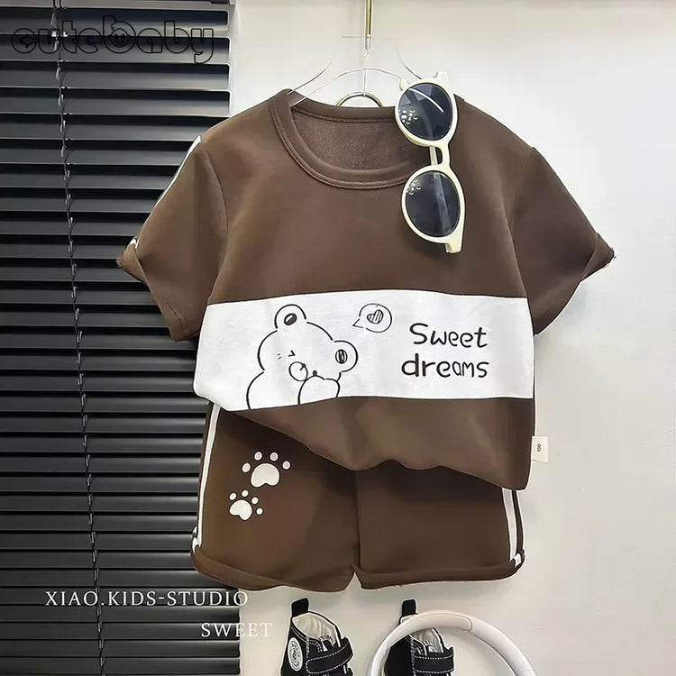 Korean Fashion Toddler Sports Clothing kids