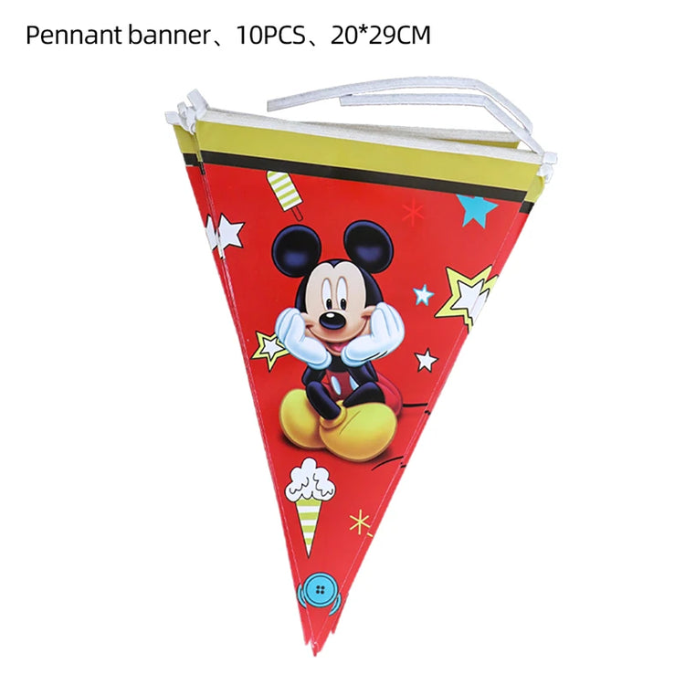 Mickey Mouse Birthday Party Decorations Paper Napkin Plate Cup for Kids