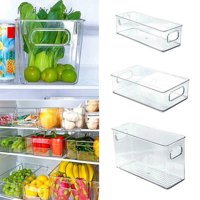 Fridge Food Storage Box With Handle 1pc