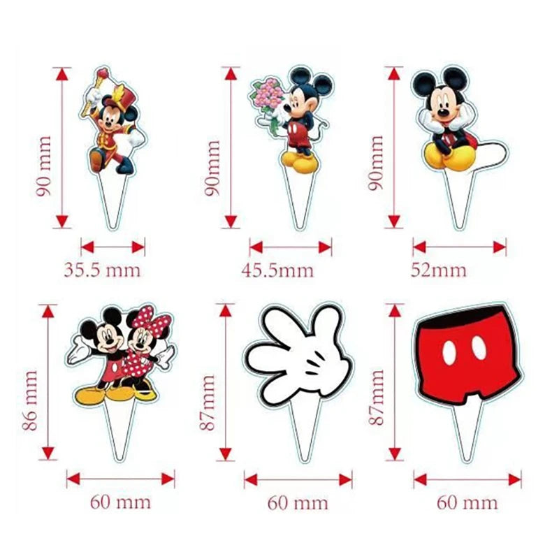 Mickey Mouse Birthday Party Decorations Paper Napkin Plate Cup for Kids