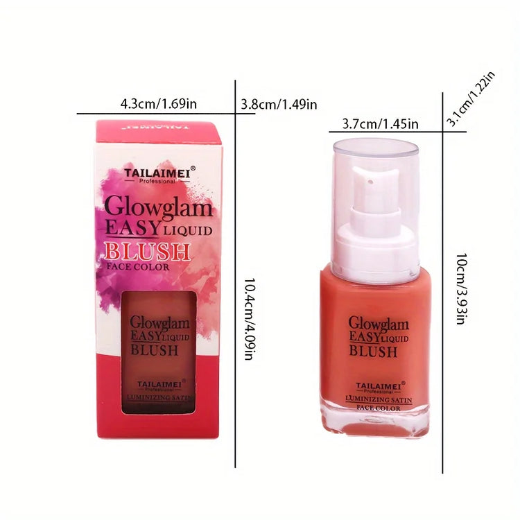 glow glam easy liquid blush face color  35g