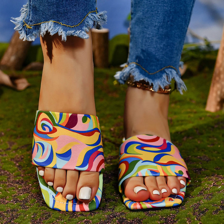 Colorful Korean Slippers for Women