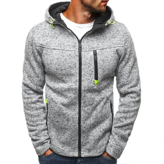 Men's Hoodie with Side Zipper Pockets