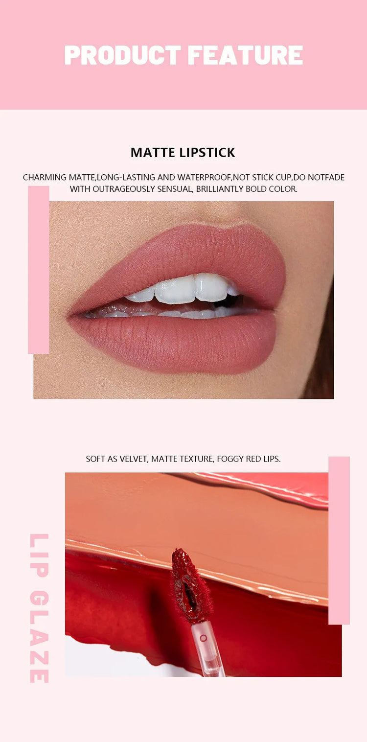 Matte Waterproof Velvet Nude Lipstick