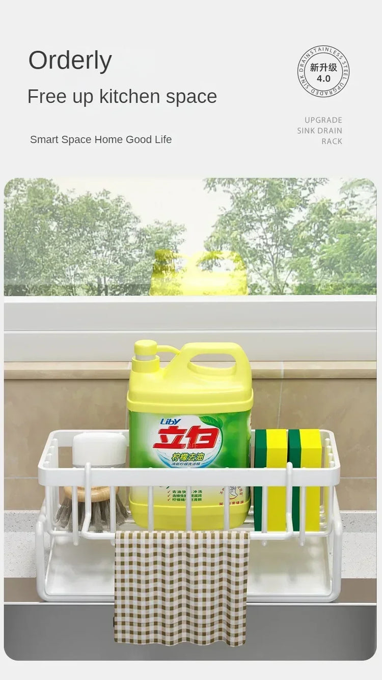 Dishwashing Detergent Dishcloth Organizer Kitchen