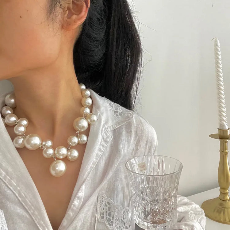 Elegant Imitation Pearl Women's Necklace - Ashmeetdesigns 