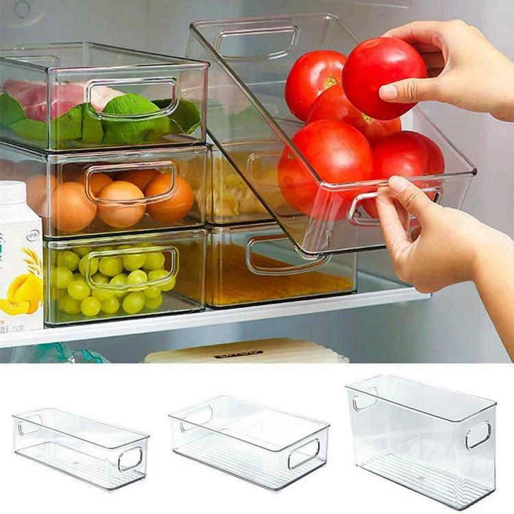 Fridge Food Storage Box With Handle 1pc