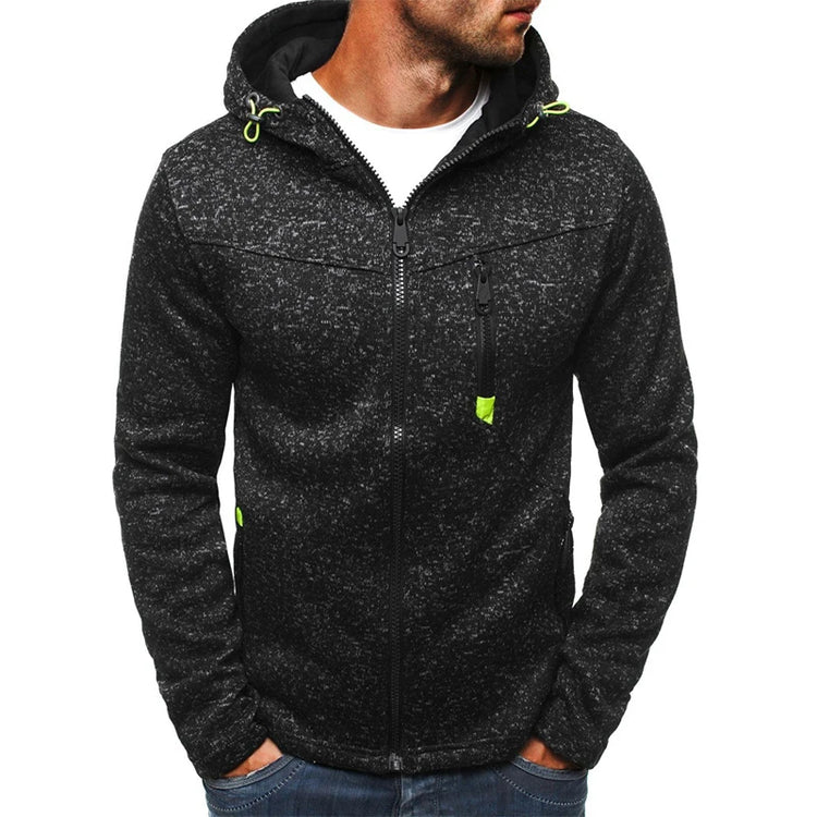 Men's Hoodie with Side Zipper Pockets