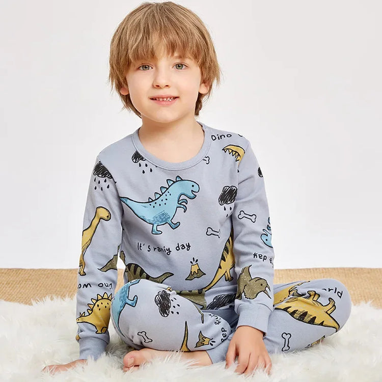 Sleepwear Cotton Pyjamas Sets For Kids boy & girl